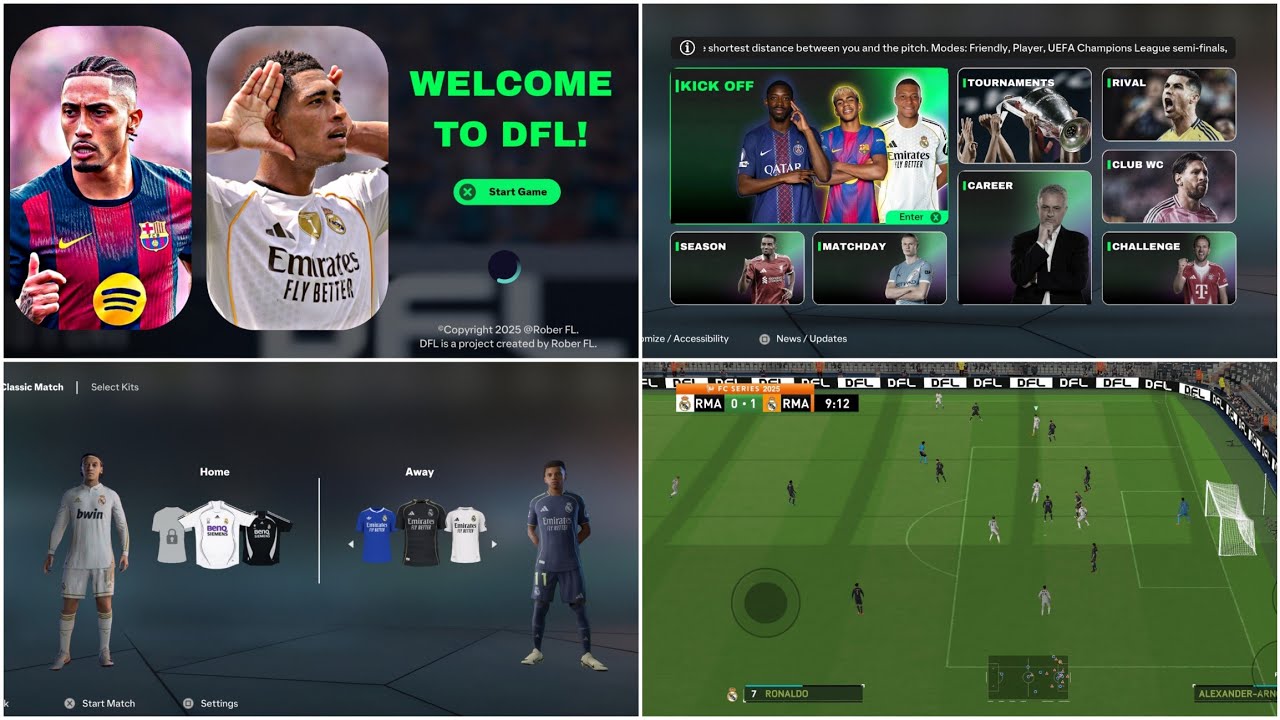 FIFA 16 MOD DFL 26 Android Offline | Режим пошагового управления и обновление FULL FACES Transfer...