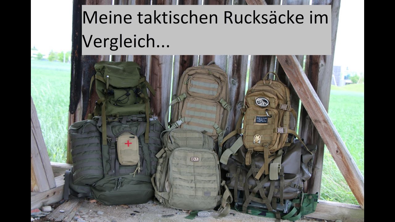 Meine taktischen Rucksäcke...das solltet ihr wissen!