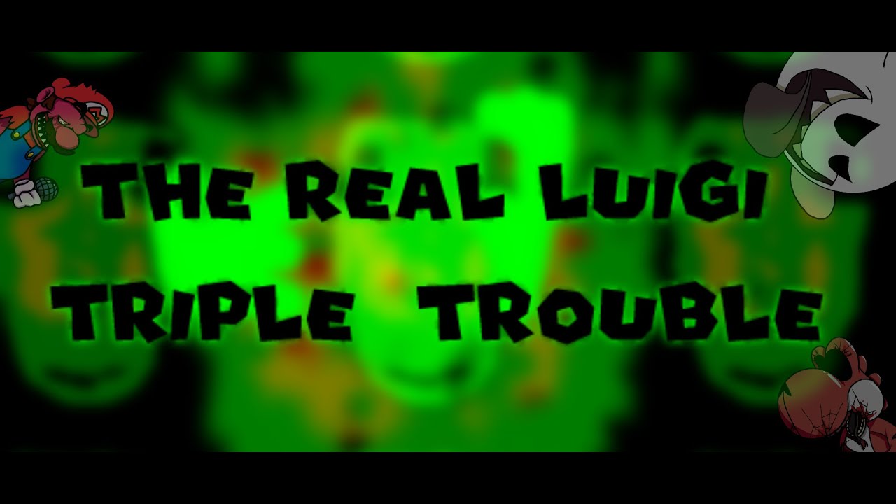 FNF - LUIGI LUNACY [V2] (Triple Trouble LUIGI LUNA)