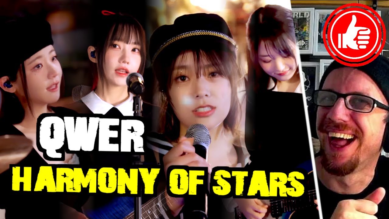 QWER 💫「 HARMONY OF STARS 」...reaction to the band's 1st song from their debut release! 『 별의 하모니 』