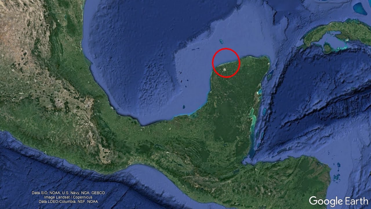 The Impact Crater in Mexico which Wiped out the Dinosaurs; Chicxulub Crater