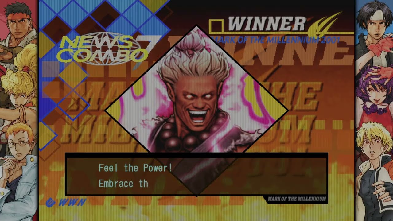 Evil Ryu (son) vs Shin Akuma (father) - Capcom vs. SNK 2: Mark of the Millennium 2001