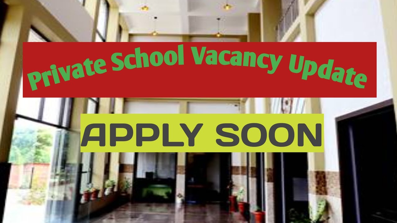 December 2025 Private School Vacancy Update| Teacher Vacancy In Jharkhand 