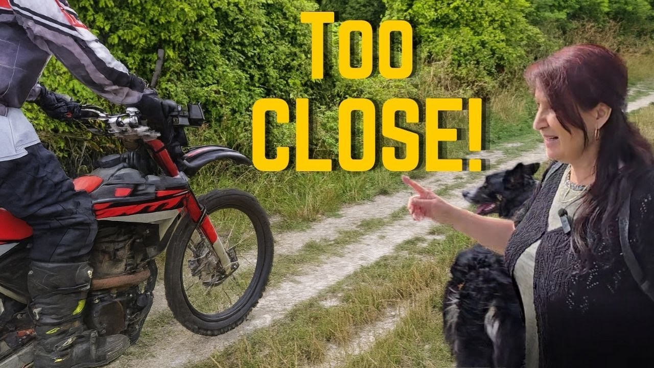 Happy Dog & Peaceful Walk – Then the Biker Got Too Close