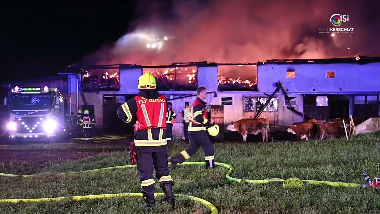 Brand auf landwirtschaftlichem Betrieb in Kefermarkt
