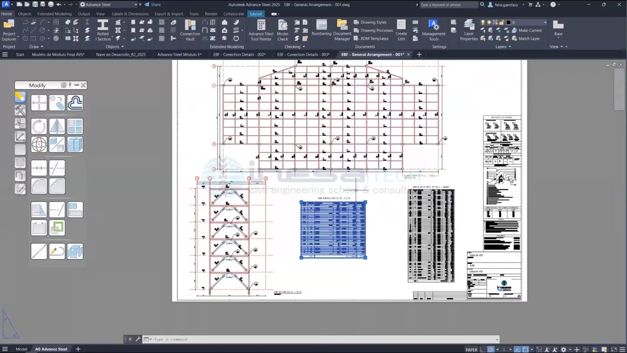Domina el detallado de estructuras de acero con Autodesk Advance Steel