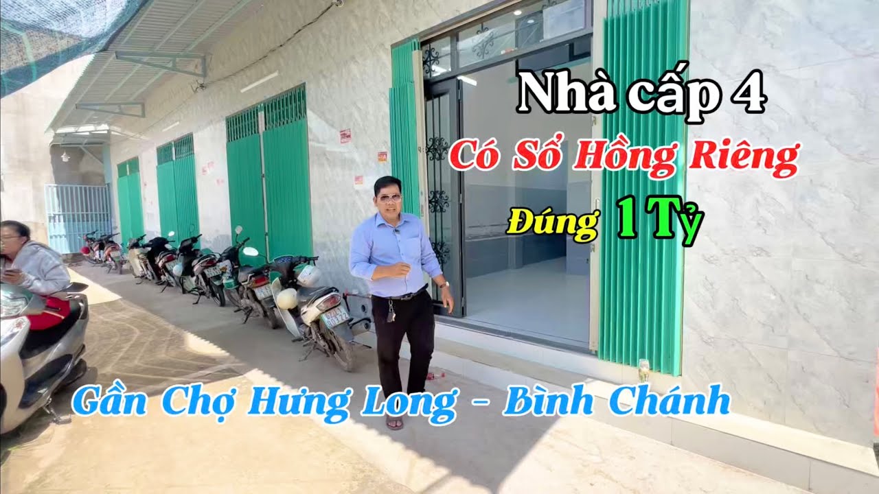 Nhà Có Sổ Hồng Chính Chủ Gửi 👉 Nhà Cấp 4 Có Gác Lững Và Sổ Hồng Đầy Đủ . Gần Chợ Hưng Long 