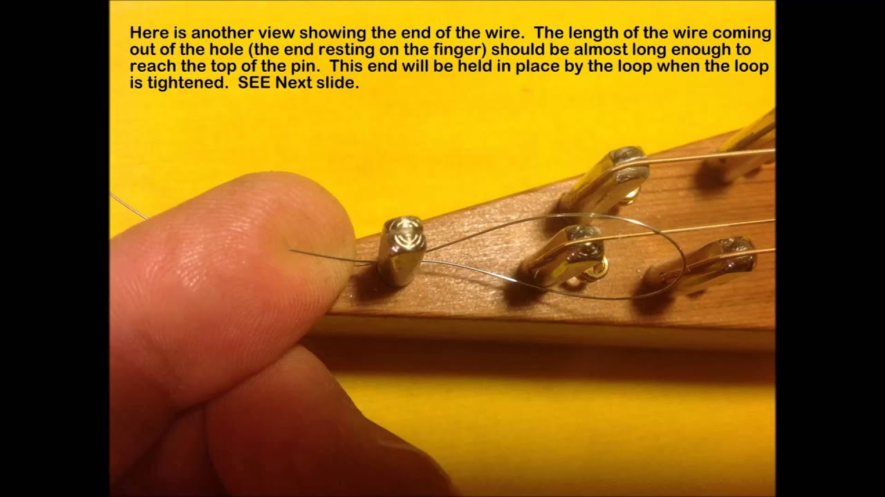 Psaltery string replacement