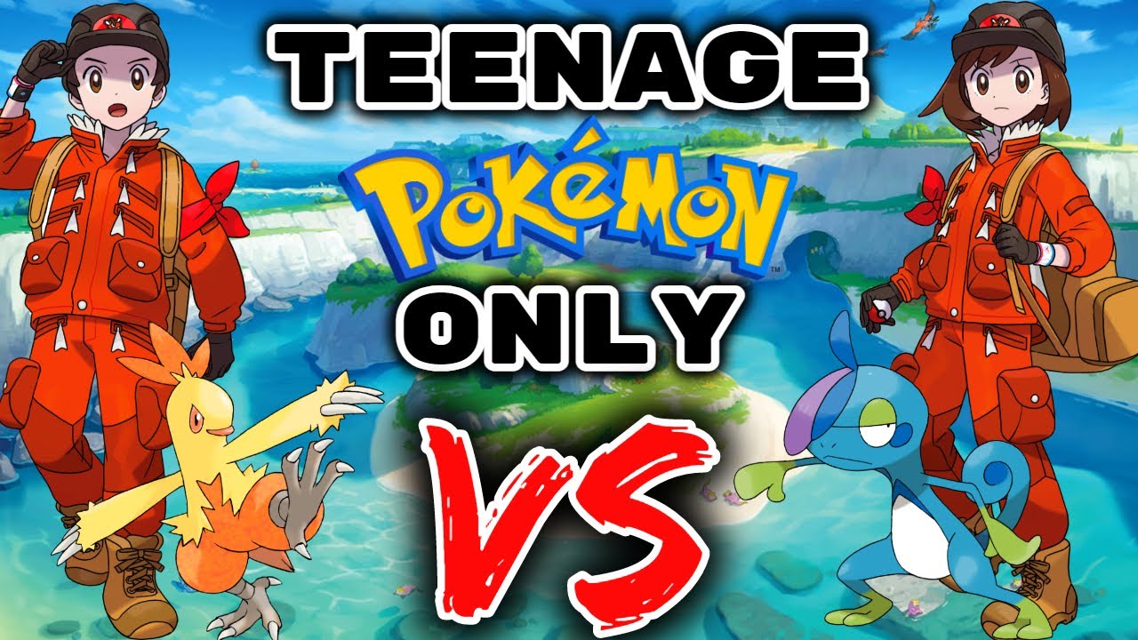 We Can Only Catch RANDOM TEENAGE POKEMON... THEN WE FIGHT! - POKEMON SWORD AND SHIELD
