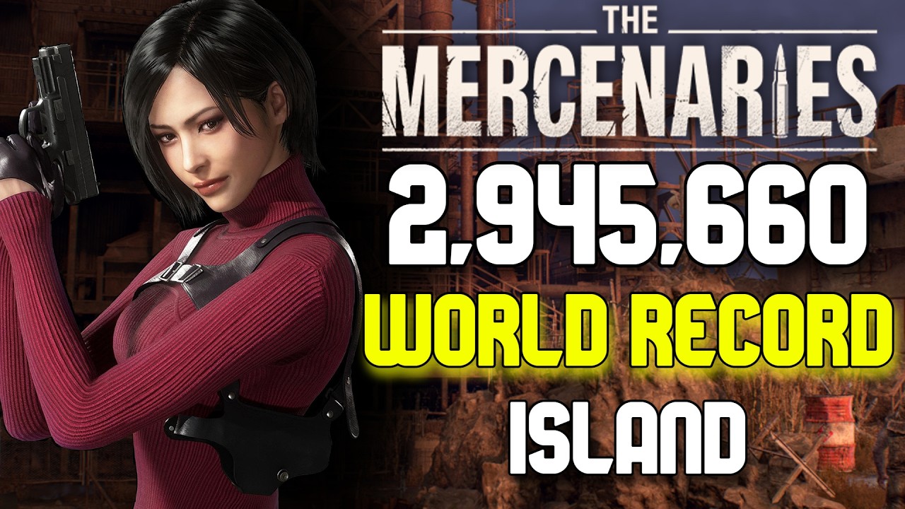 Resident Evil 4 Remake Mercenaries | 2,945,660 Ada (Island) World Record S++