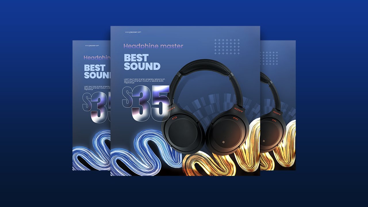 Creative Product Social Media Post Design | Adobe Photoshop Tutorial