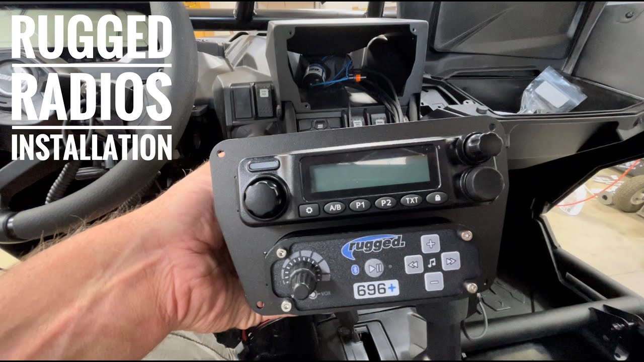 Installing @RuggedRadios Intercom and Radio using their X3 Top Mount