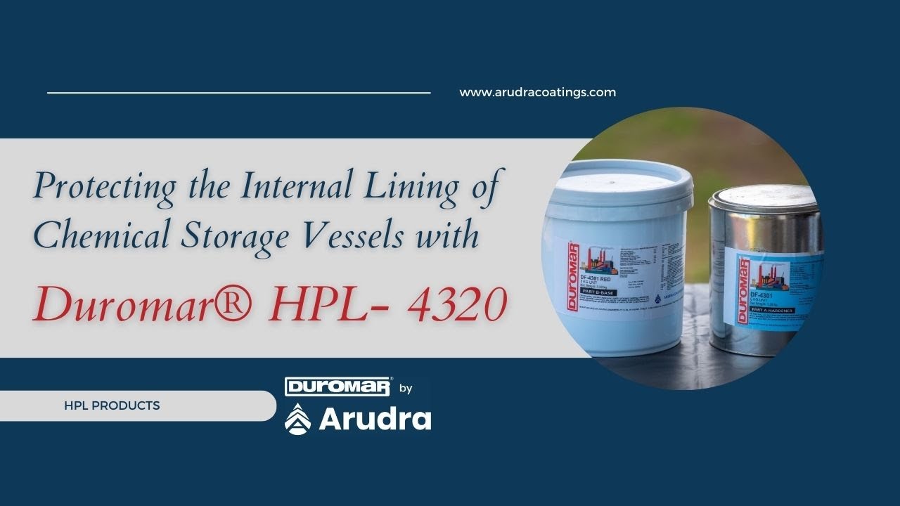Protective Internal Lining of Chemical Storage Vessel - Duromar HPL - 4320