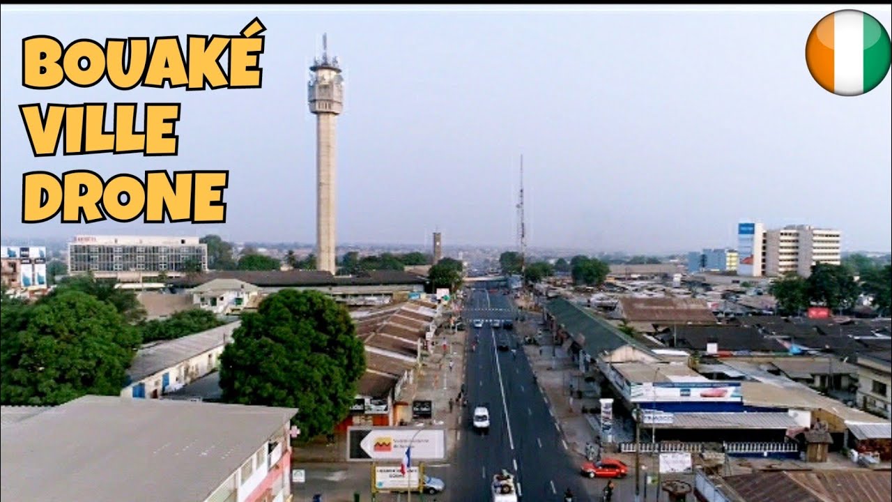 | THE CITY OF BOUAK&Eacute; - Ivory Coast 🇨🇮(by drone)