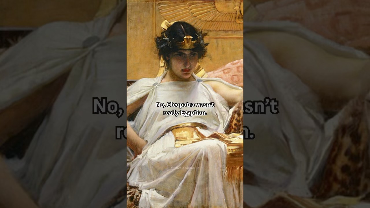 The one Ptolemy who tried to be more than a foreigner #history #painting #art