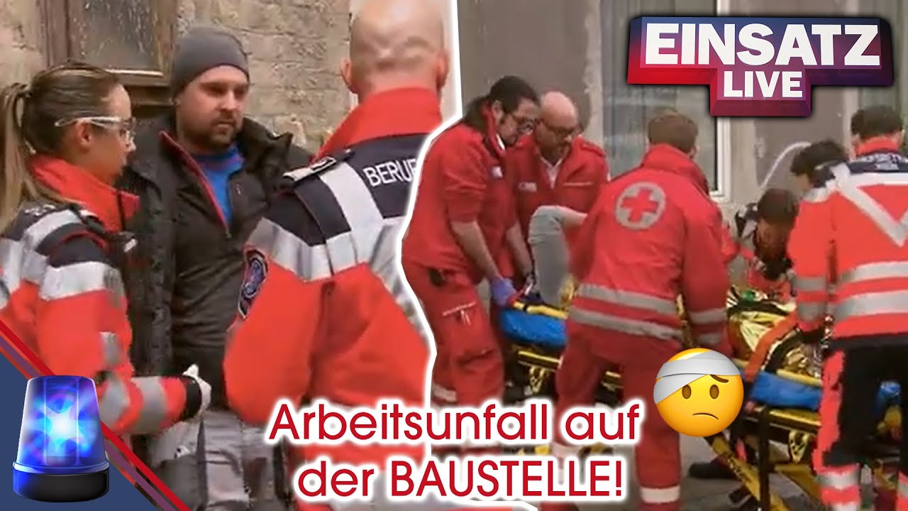 Baugerüst UMGESTÜRZT! 😲 Sturz aus 3 Metern HÖHE! | Einsatz Live | ATV