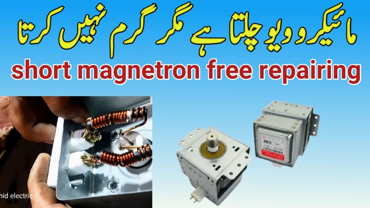 Microwave oven magnetron repair| | magnetron repairing new trick
