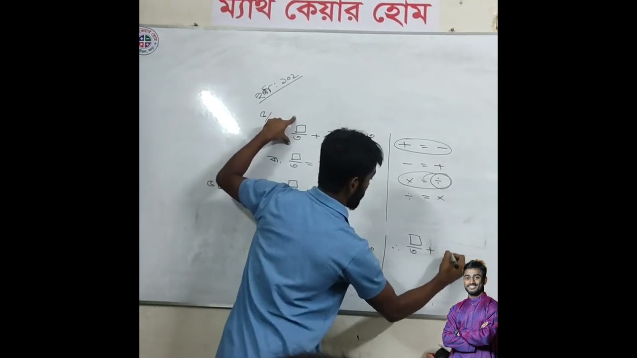 চতুর্থ শ্রেণির বার্ষিক পরীক্ষার জন্য ভগ্নাংশের গুরুত্বপূর্ণ একটি অঙ্ক।