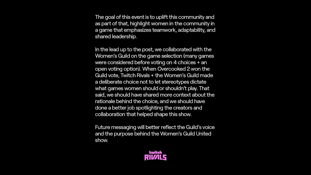Twitch Rivals’ Women’s Day Backlash