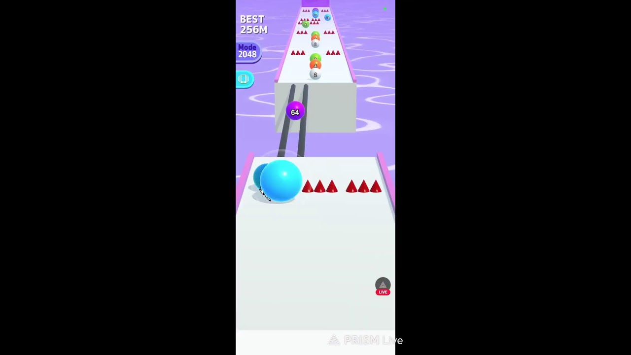 ball run 2048 part 3 #live​ #shorts​ #shortsfeed​ #virallive​ #viralballrun​ #short​