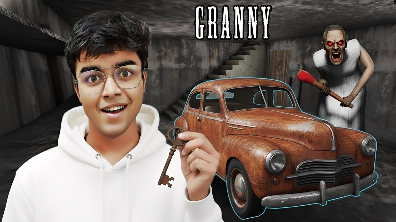 GRANNY CHASED me BUT I ESCAPED BY CAR 🚗🔥