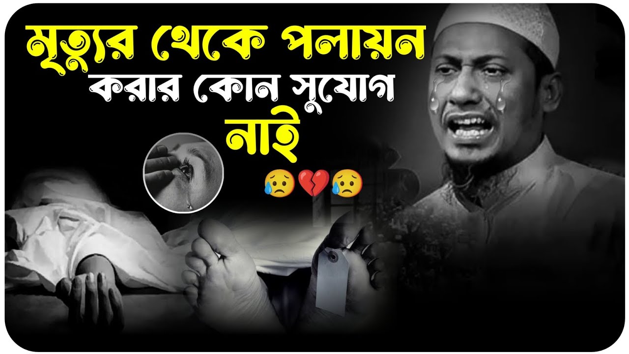 😥🥀😥মৃত্যুর থেকে পলায়ন করার কোন সুযোগ নাই 💔😭মাওলানা আনিসুর রহমান আশরাফী ওয়াজ Anisur Rahman Ashrafi