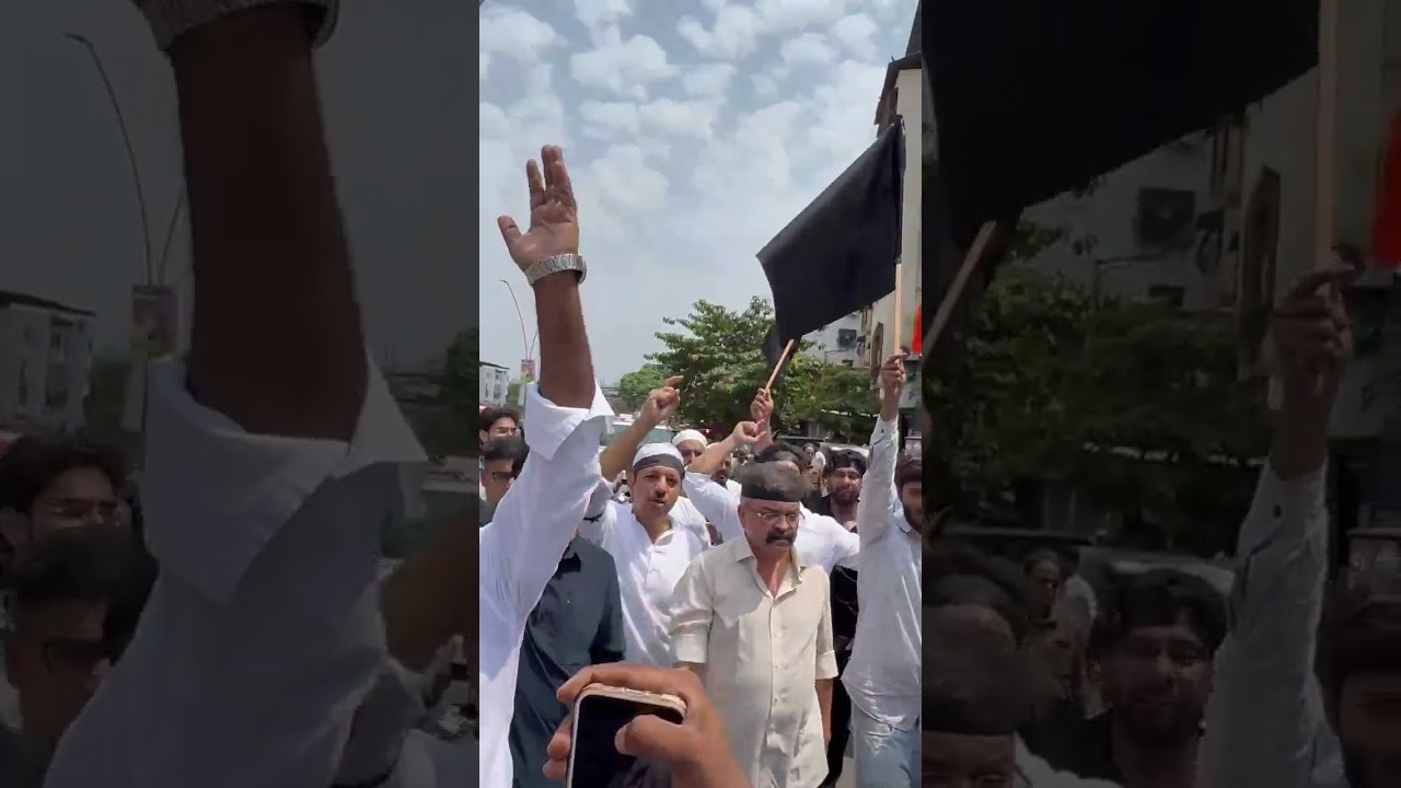 Rally at Mumbra! MLA Jitendra Awhad! #pahalgamattack #rally #mumbra #mumbracity #jitendraawhad