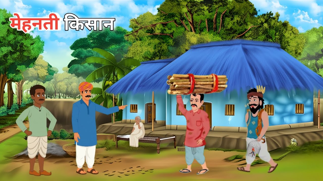 मेहनती किसान ll Garib Kisan ll Hindi moral story ll Fairytales Story ll Jadui kahaniyaa ll Kahaniyaa