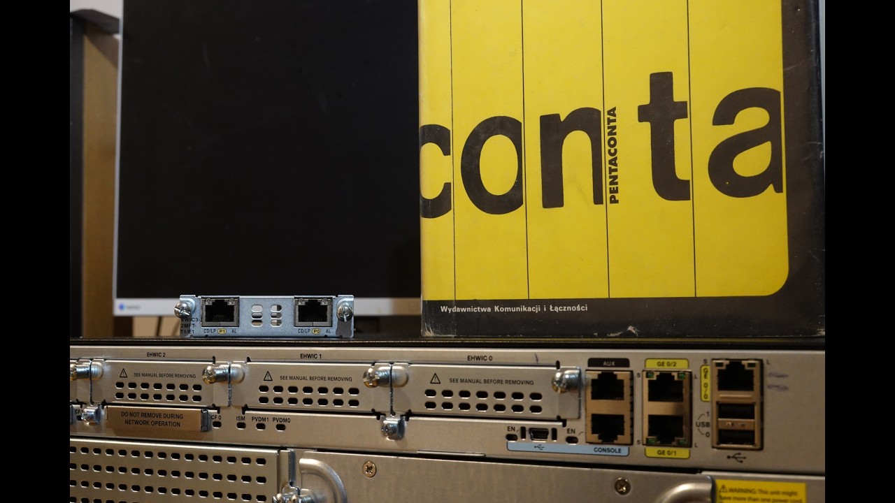 Analogowa Linia Telefoniczna a Router Cisco 2911 - cz 1
