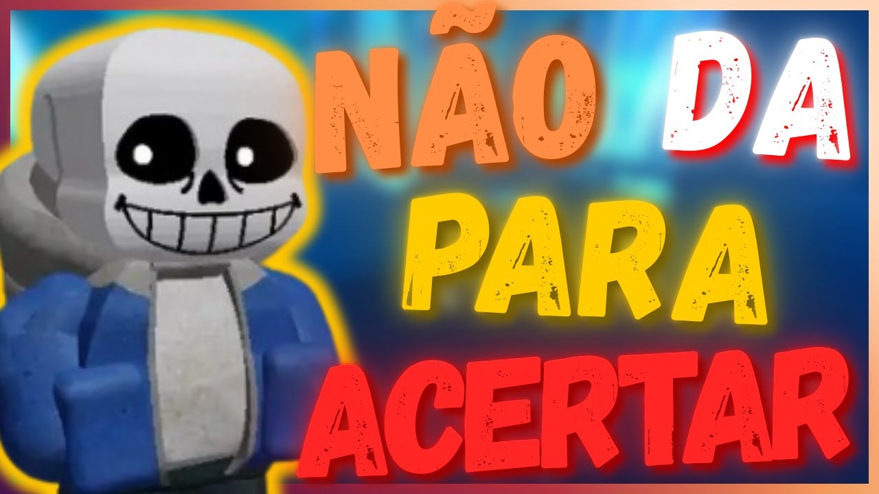 Sans Tem a Pior Hitboxes em seu Principal Ataque (Dimensional Coalescence)