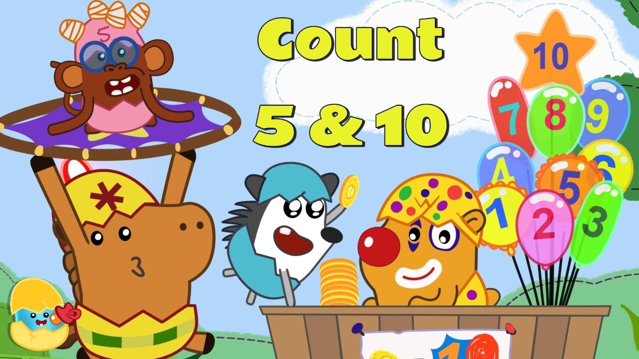 Five Little Monkeys 🐒 + Count to 10 with Balloons 🎈 | Fun Number Songs for Toddlers | Beggy Boom