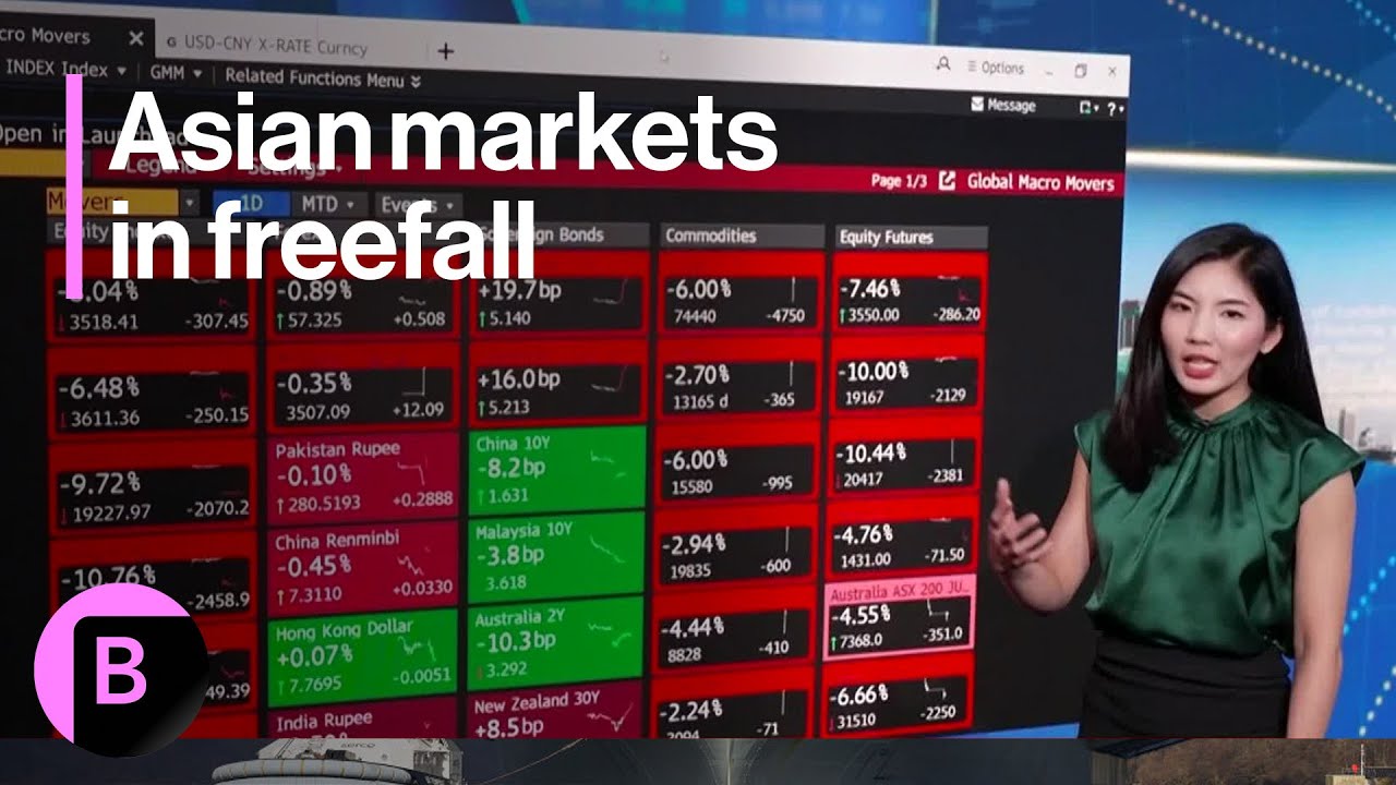 Asian Markets Plunge on Tariffs as Stocks Fall Most Since 2008