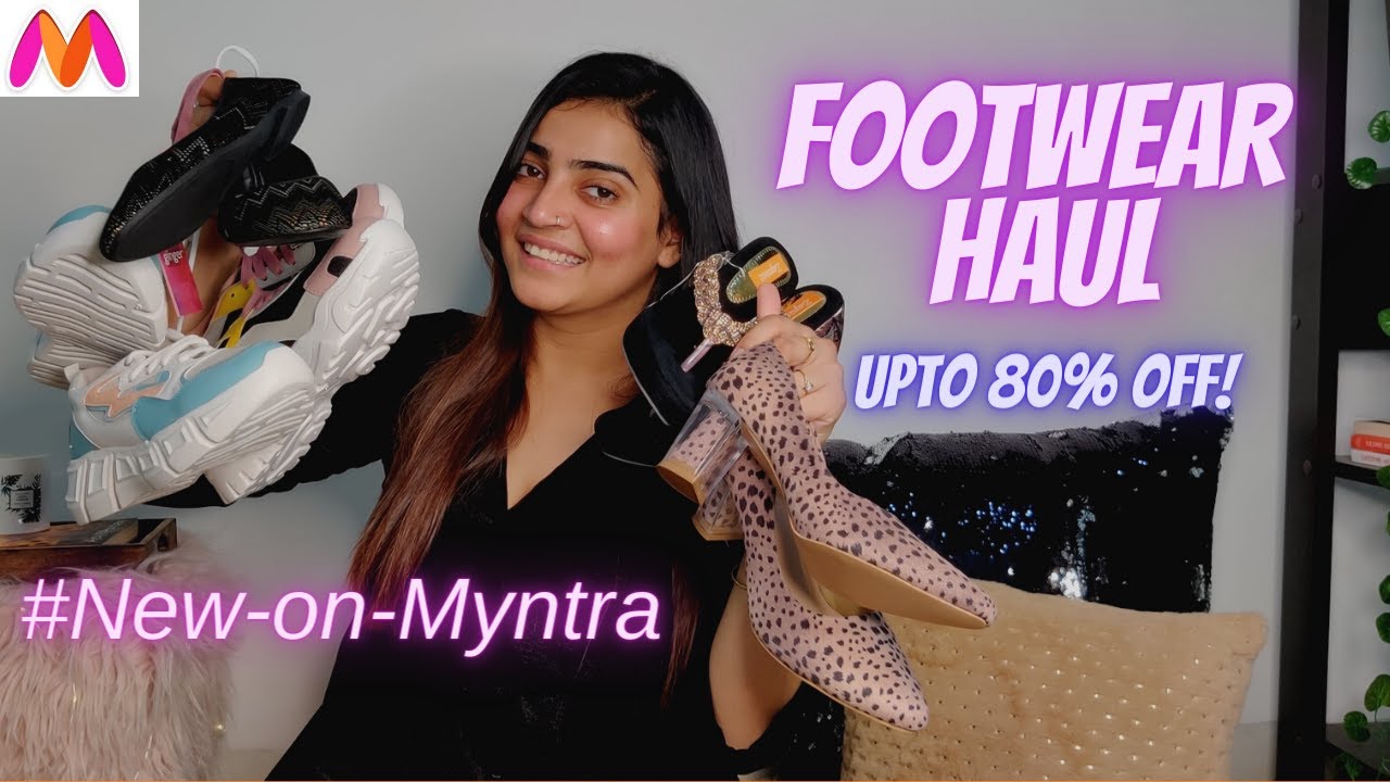 Myntra Footwear Haul Starts @500 ❤️Upto 80% Off❤️ | Stylish Flats, Heels & Casual Shoes Haul 2021
