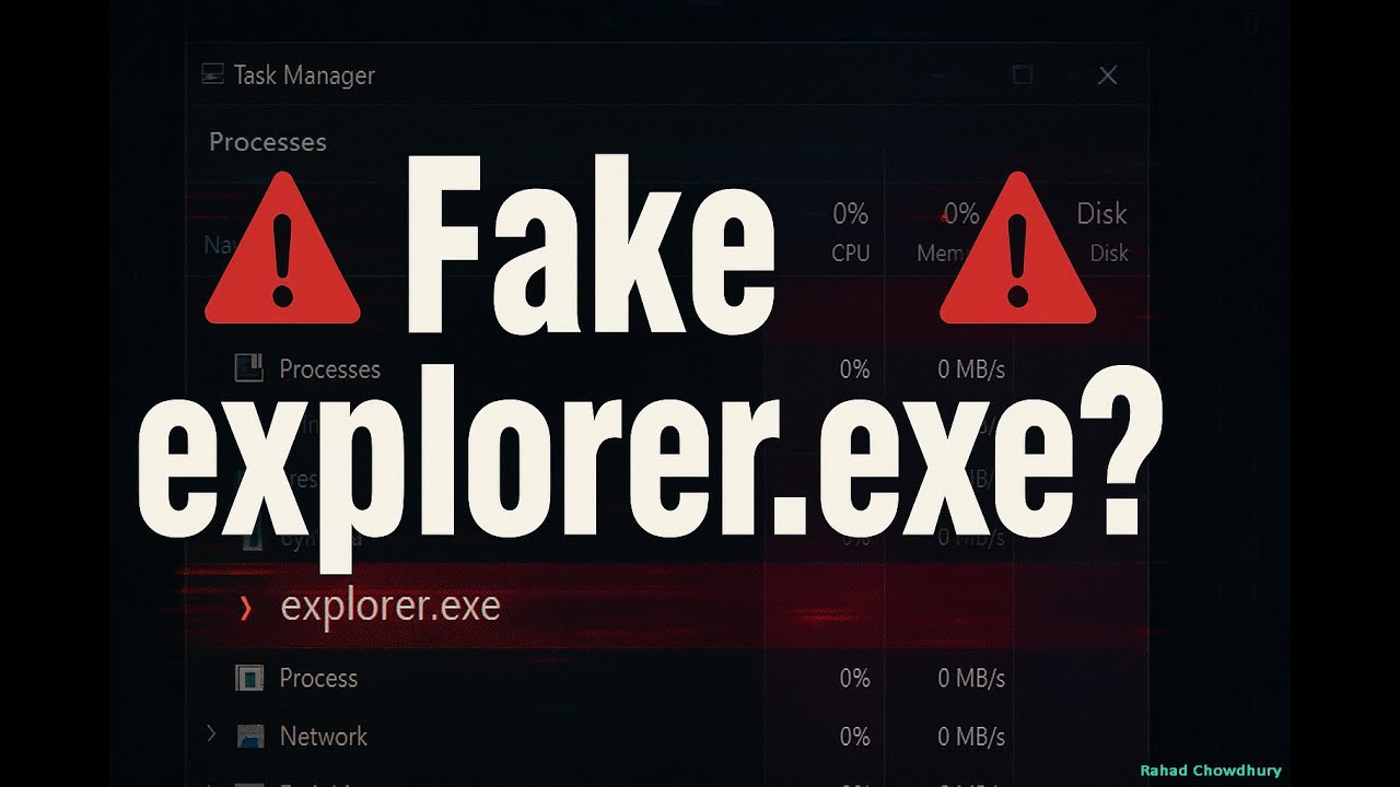 Как удалить вирус Fake Explorer.EXE | Удаление вируса TJprojMain