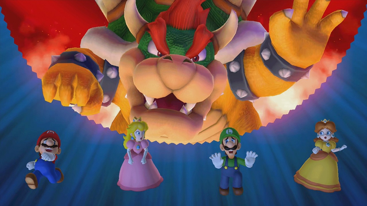 Mario Party 10 - Mario vs Peach vs Luigi vs Daisy vs Bowser - Chaos Castle