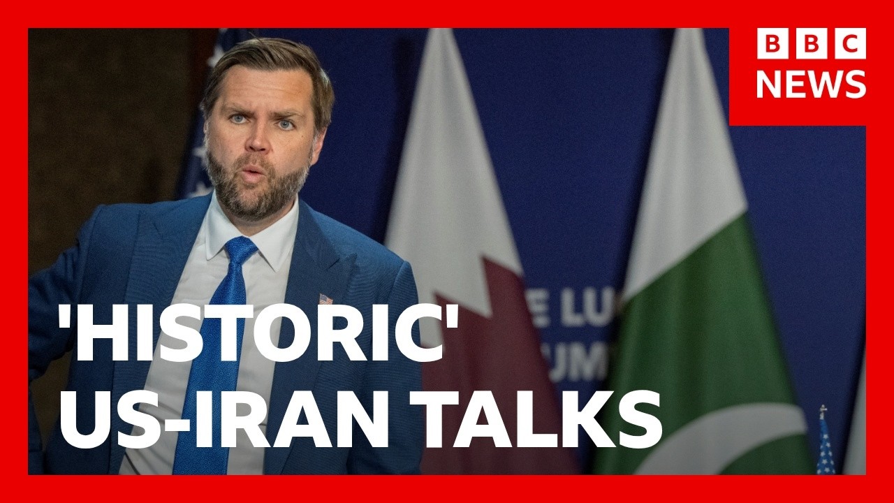 &lsquo;Great progress' at US-Iran talks says US Vice-President JD Vance | BBC News