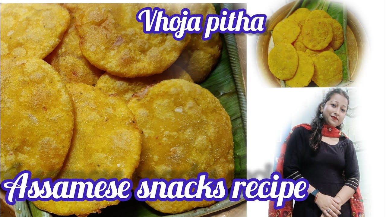 Assamese snacks recipe// vhoja pitha// Evening snacks// @Minu's World