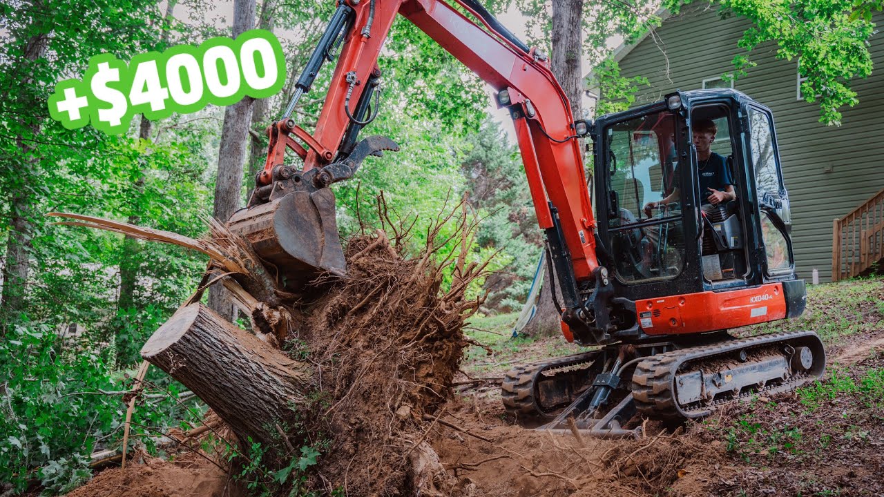 My NEW F350  BROKE DOWN?!  + BIG Land Clearing Job