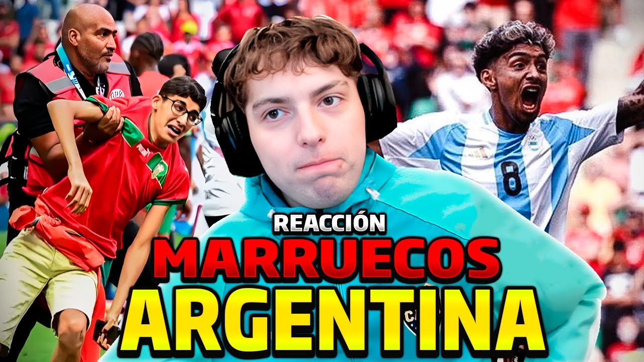 DAVOO XENEIZE REACCIONA Y OPINA DE ARGENTINA 1 MARRUECOS 2 - JUEGOS OLÍMPICOS 2024 (ESCÁNDALO)