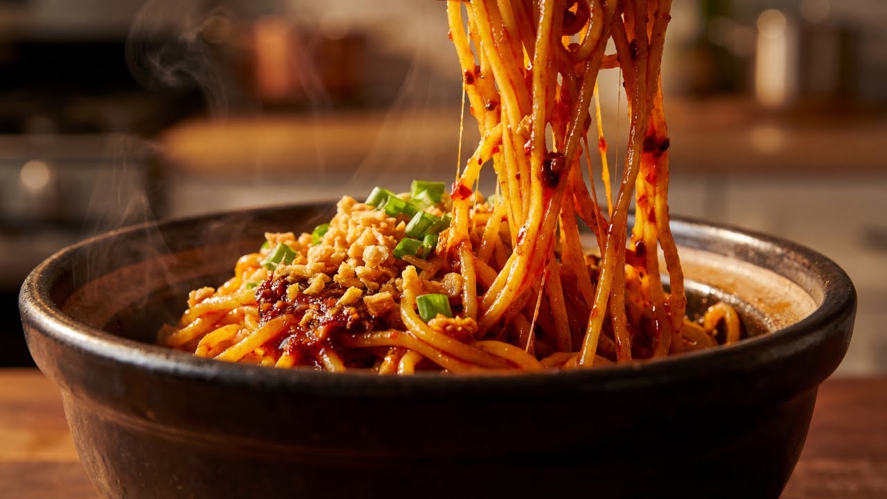 Spicy Garlic Chili Noodles So Good They’ll Melt Your Mind 🌶️🍜