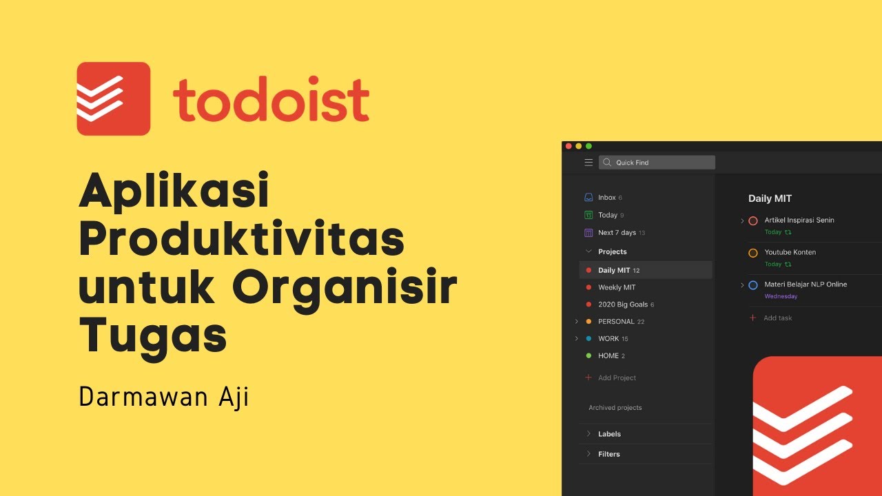 Todoist: Aplikasi Produktivitas untuk Mengorganisir Tugas