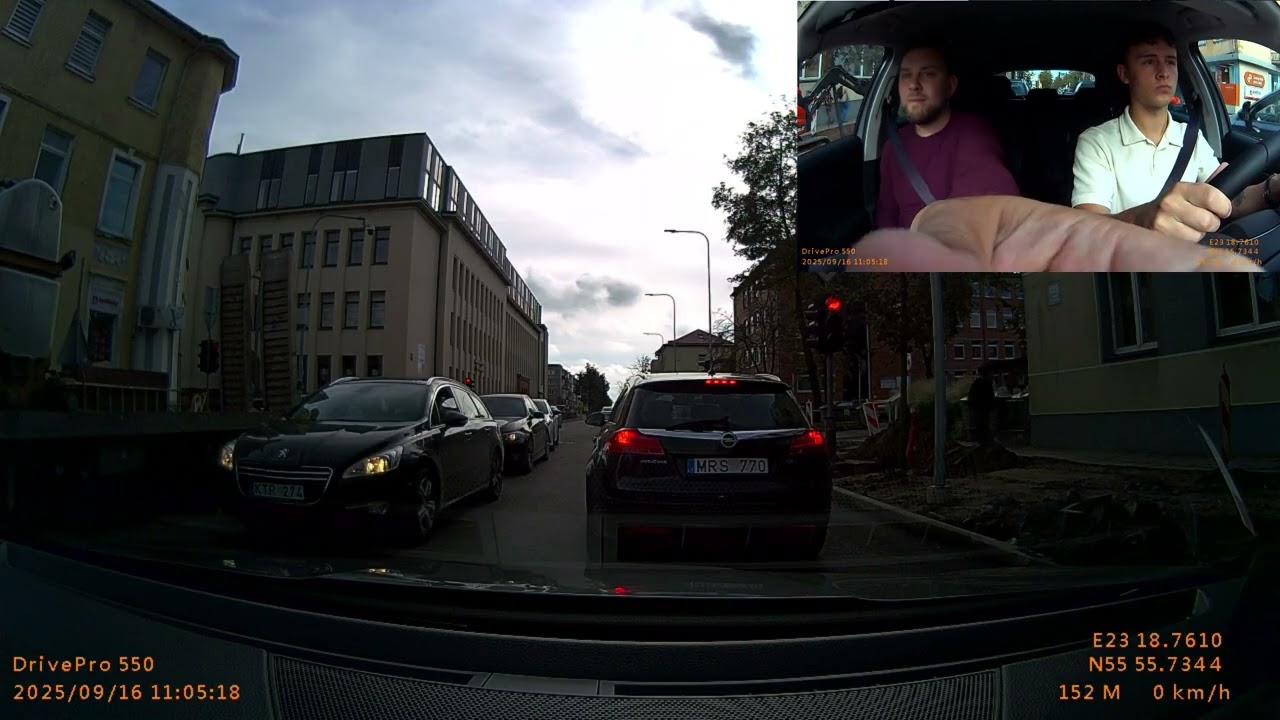 Šiauliai. Pamoka prieš „Regitros“ egzaminą.