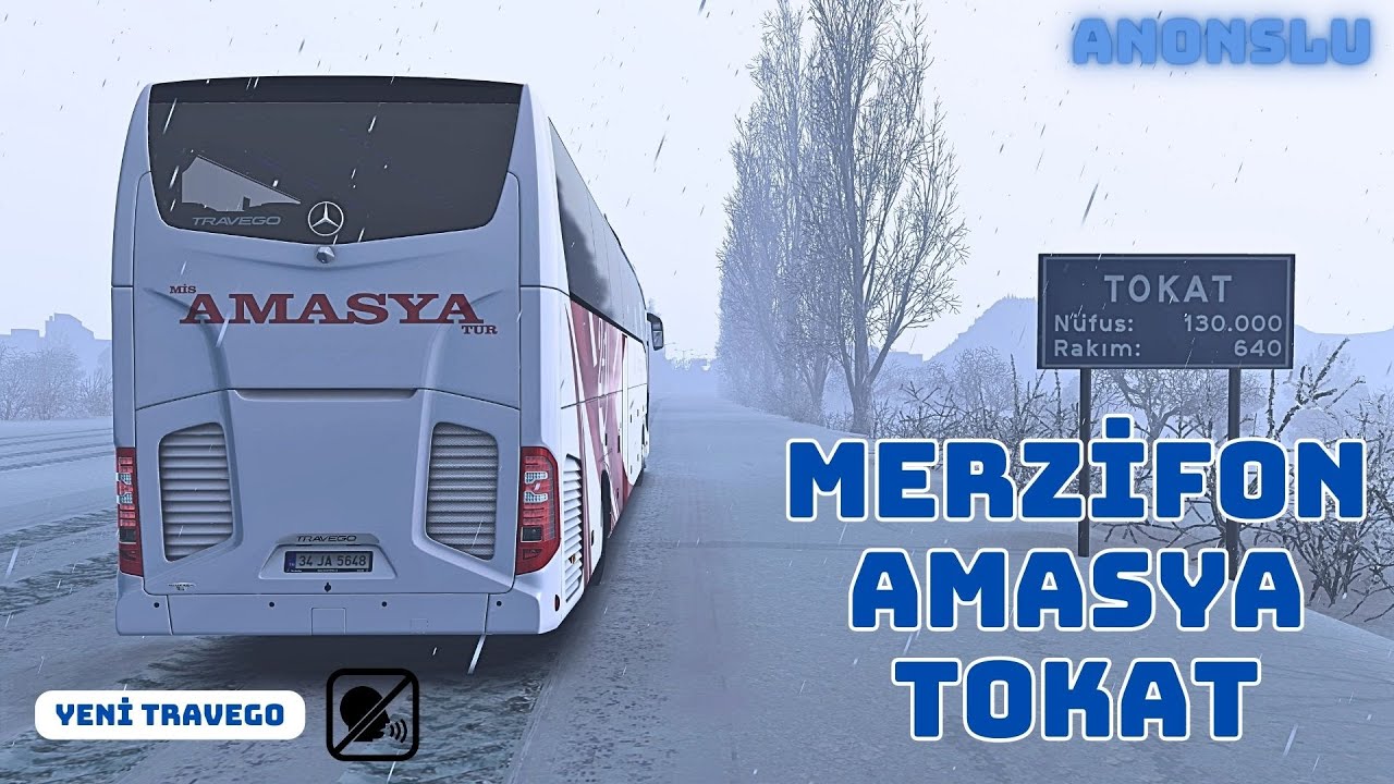 MERZİFON - AMASYA - TOKAT  ~ KIŞ ERKEN GELDİ! - 2K24 TÜRKİYE - YENİ TRAVEGO - ETS 2