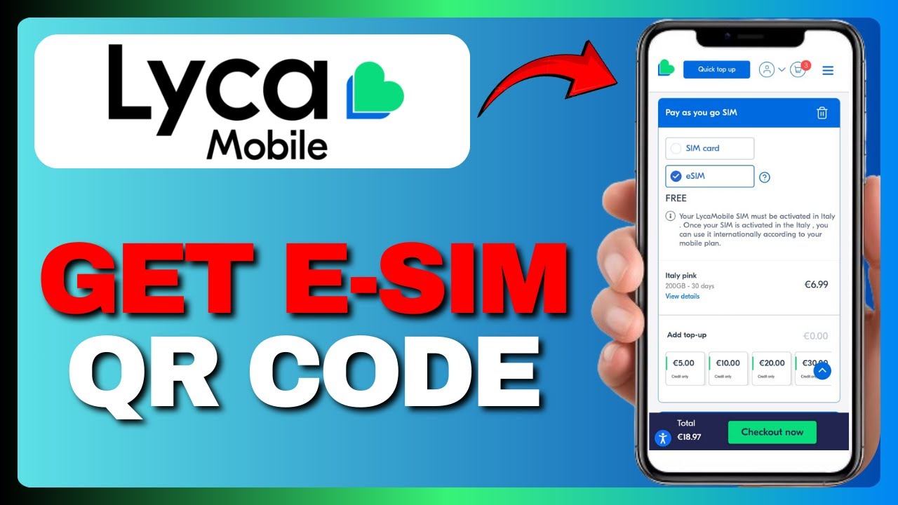 Jak uzyskać kod QR eSIM Lycamobile (pełny poradnik) 2025!