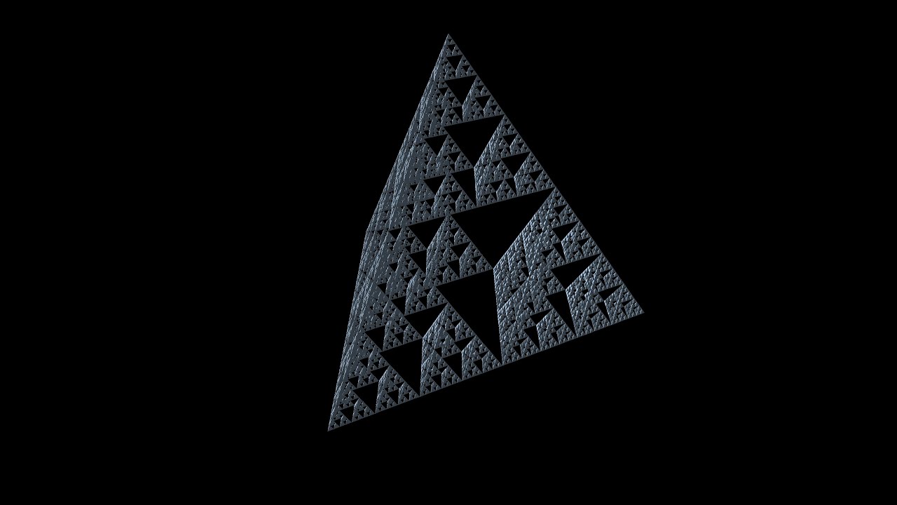 3D fractal: Sierpinski tetrahedron
