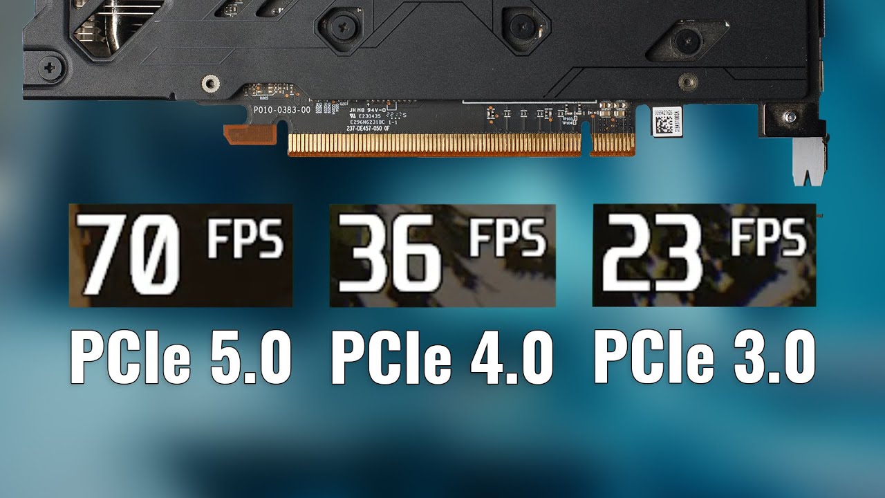 PCIe имеет большее значение, чем я думал.