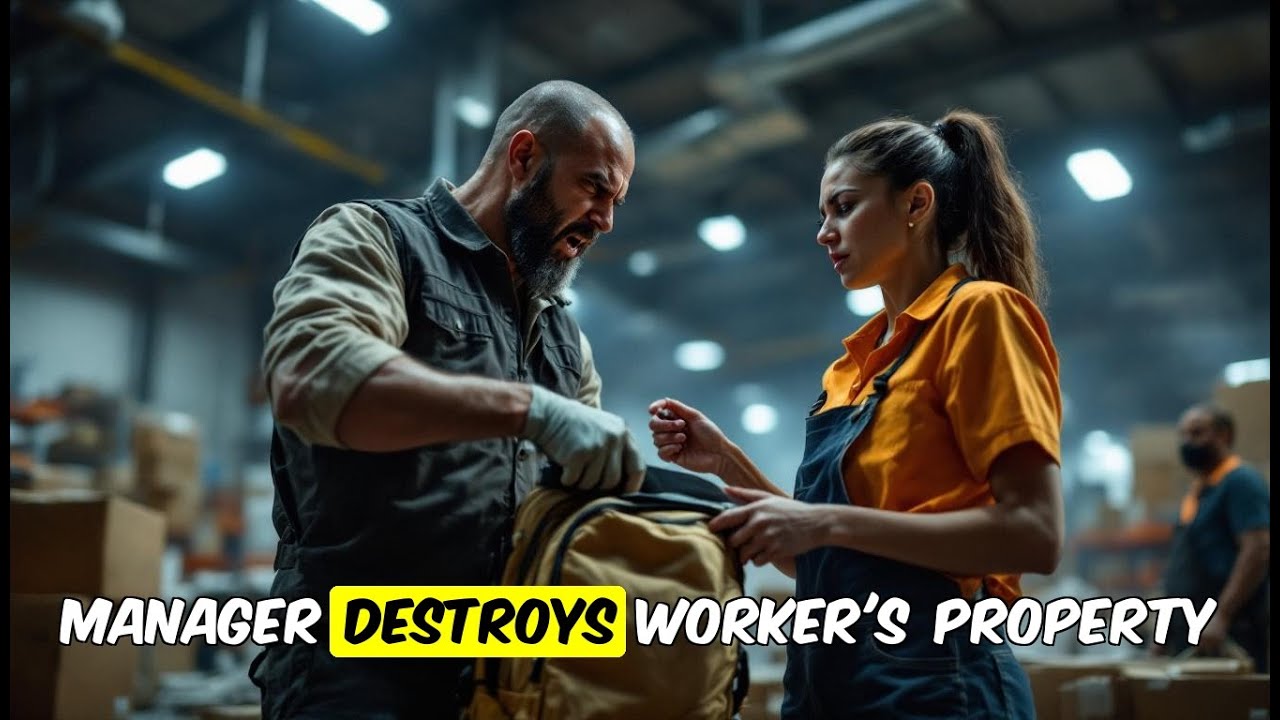 Shift Manager Slices A Temp’s Backpack On The Loading Dock — Trades Her Belt And Risks Suspension