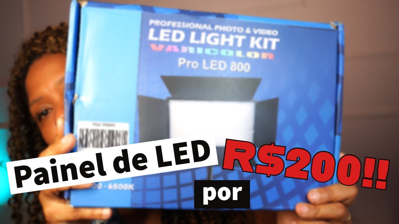 Unboxing e primeiras impressões LED U800 com fonte do ALIEXPRESS, JÁ NO BRASIL!!!