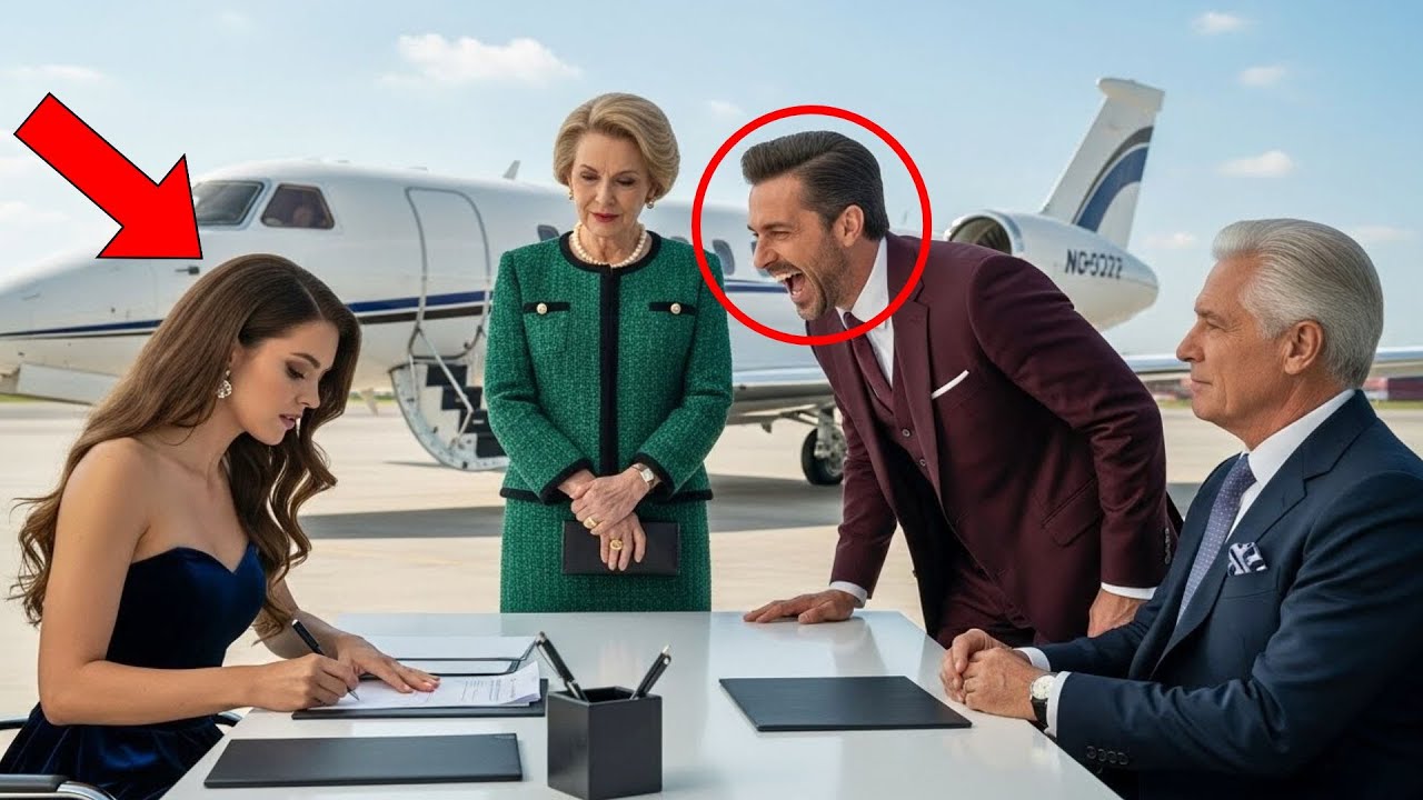 She Signed The Divorce Quietly — Then Shocked Everyone Arriving In The Billionaire’s Jet...