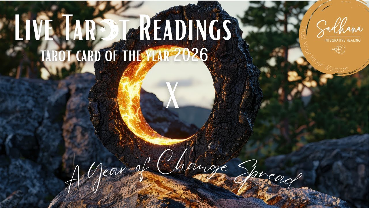 ✨ Live Tarot-Card-of-the-Year 2026 Readings | X The Wheel ♃